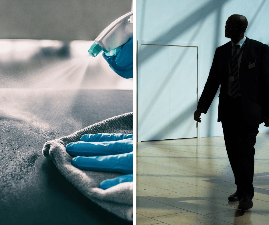 security and cleaning services